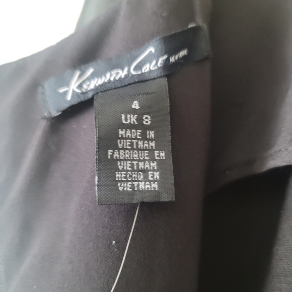 NWT Kenneth Cole Valentina Black Sheath Dress Size 4 - Picture 10 of 11